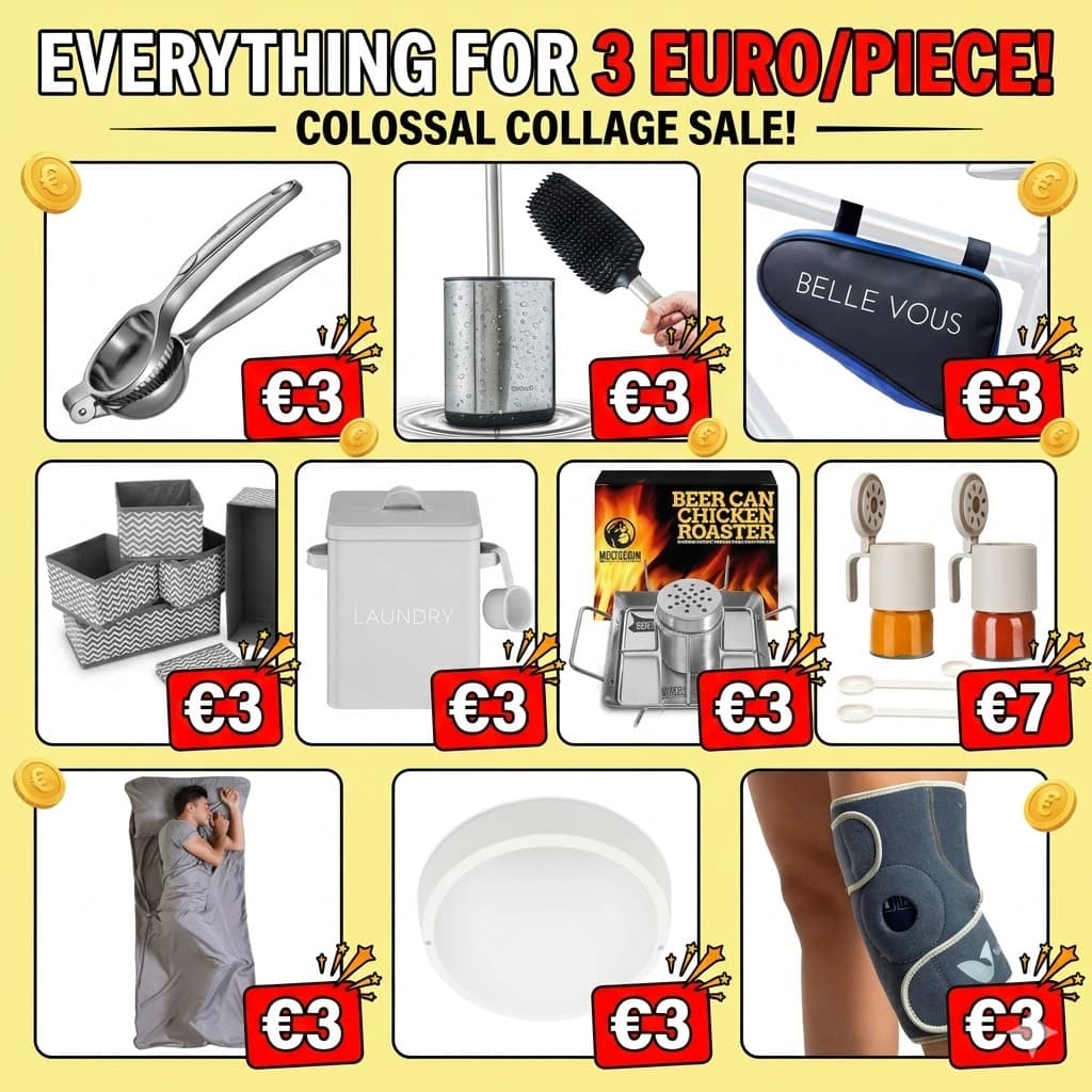 Mixed Branded Lot - Home, Fitness, Art, Personal Care, Pet, Kitchen All-In Offer: EUR 3.00/piece | 29 SKUs | 15 Brands - Thumbnail 3