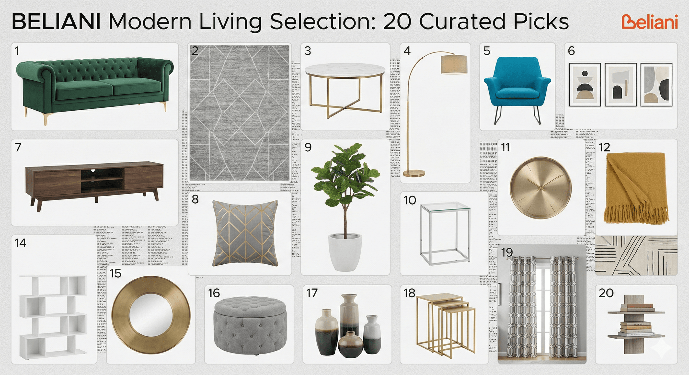 25 Oversized Pallets of B-Grade Beliani Furniture Customer Returns